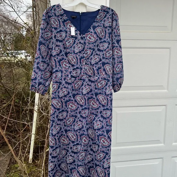 alo blue and white dress Milly Hazel Embroidered Midi Dress in Blue